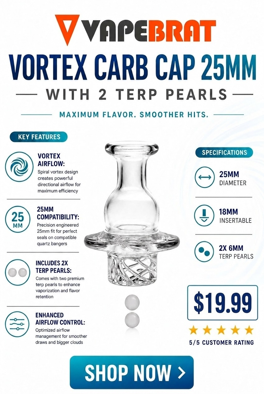 25mm carb cap kit spinner carb cap and terp pearls