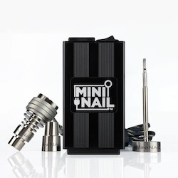 Mini Nail E-Nail Kit with Titanium Nail - Black