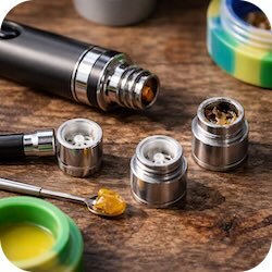 Dab Pen Features: Replaceable Atomizers/Chambers: