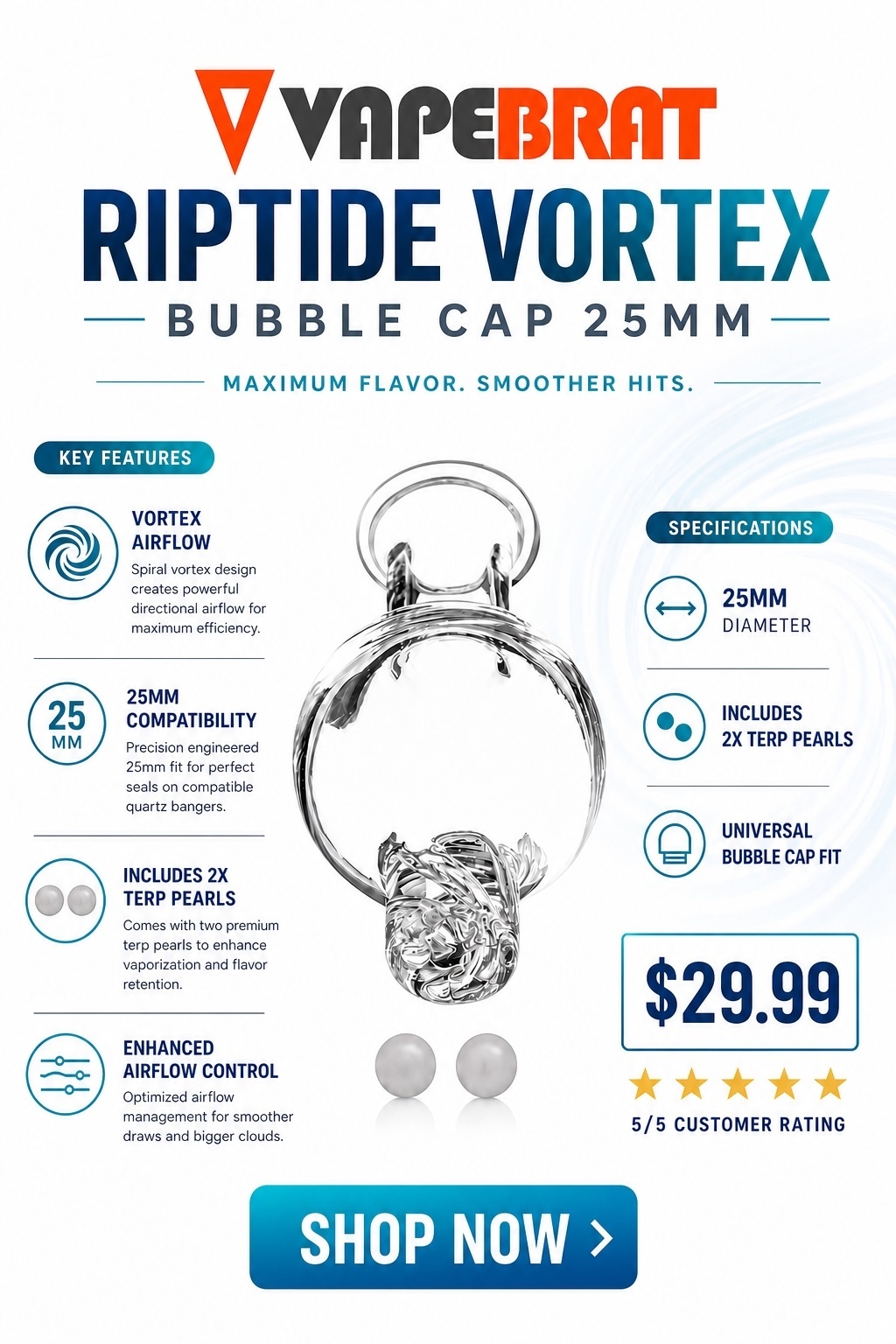 e-nail.com vortex spinner carb cap bubble cap kit