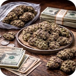 How much is a Quarter of weed? Cannabis flower - weed vs wax