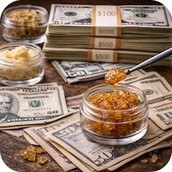 How much is an eigth of wax? cost wax concentrates - wax vs weed