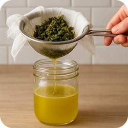How to Strain Infused Cannabis Butter - How to Make Edibles