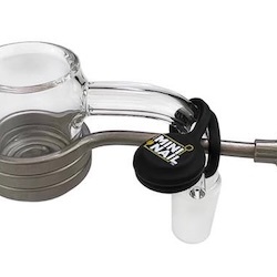 magnetic silicone tie for enail coil and mininail banger