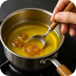 Melting THC Wax inside Oil To Make Edibles - How to Make Edibles