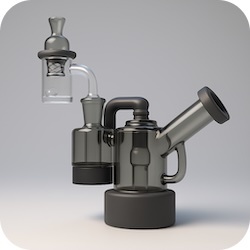 mini dab rig kits with reclaim catcher banger and bubbler