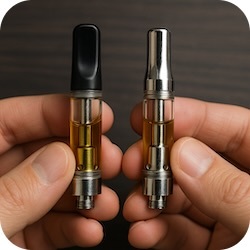 Mouthpiece on Fake THC Cartridge Spot a Fake THC Cart