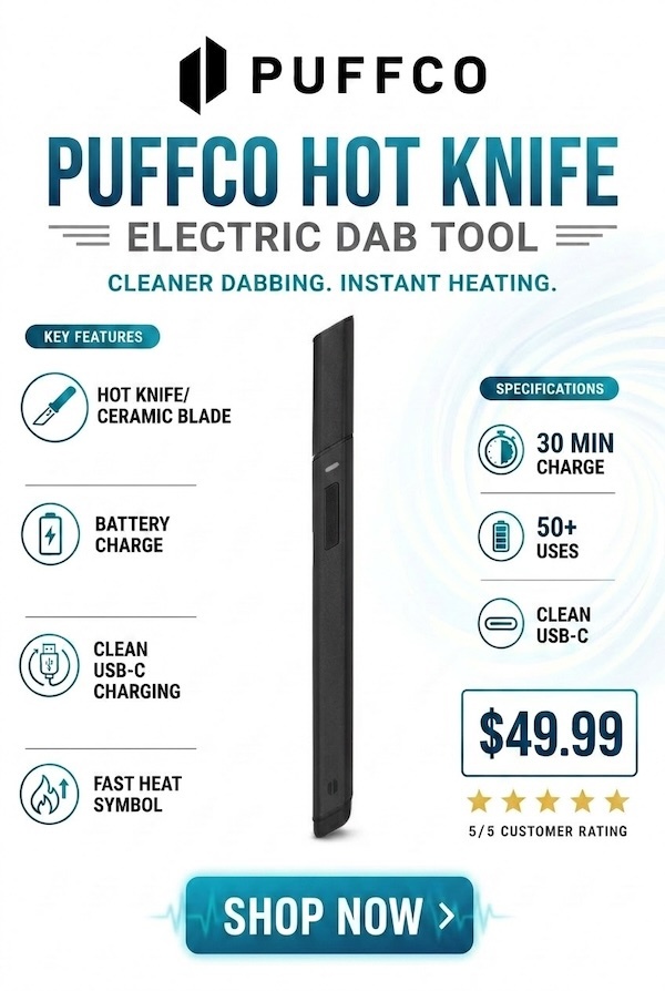 puffco hot knife onyx original enail.com
