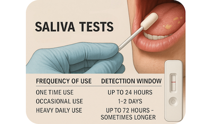 Saliva Test Detection Window for THC Saliva Test Detection Window for THC