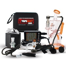 VapeBrat Tres Pro LCD Enail: Terp Slurper E-nail - Titanium E Nail and Quartz Electric Nail Kit